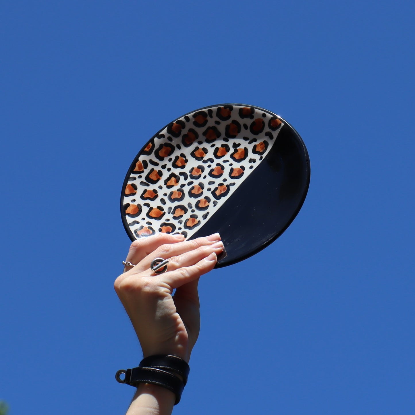 Set Petites assiettes plates Fiera 17,5 cm (x4pcs) – Motifs léopard