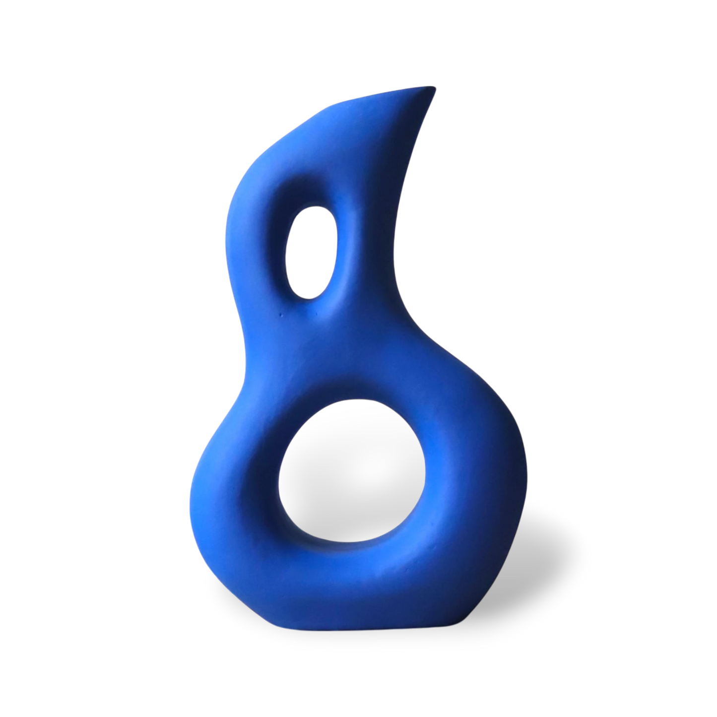 The Apollonia vase - matt blue