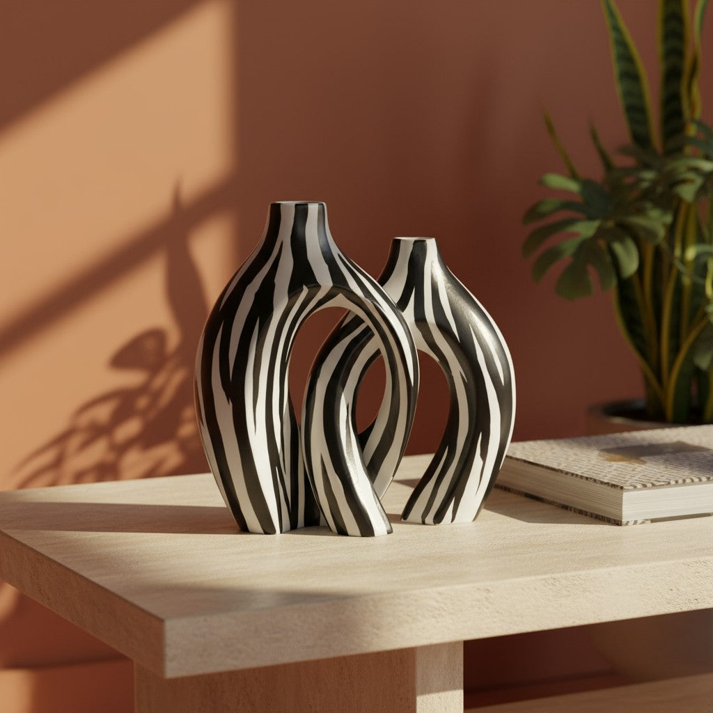 Duo de Vases Enlacés Philae