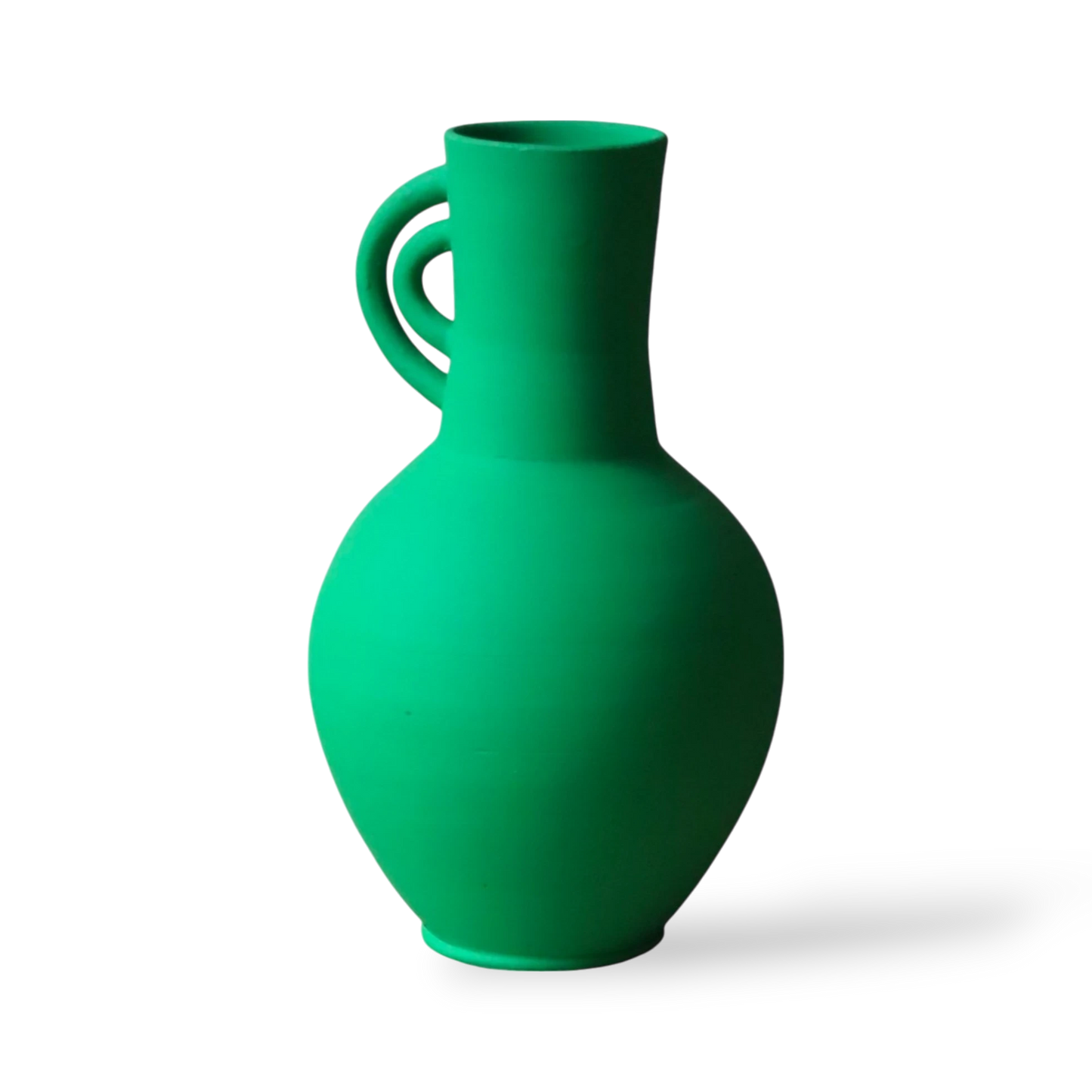 The mezzo vase - matt green