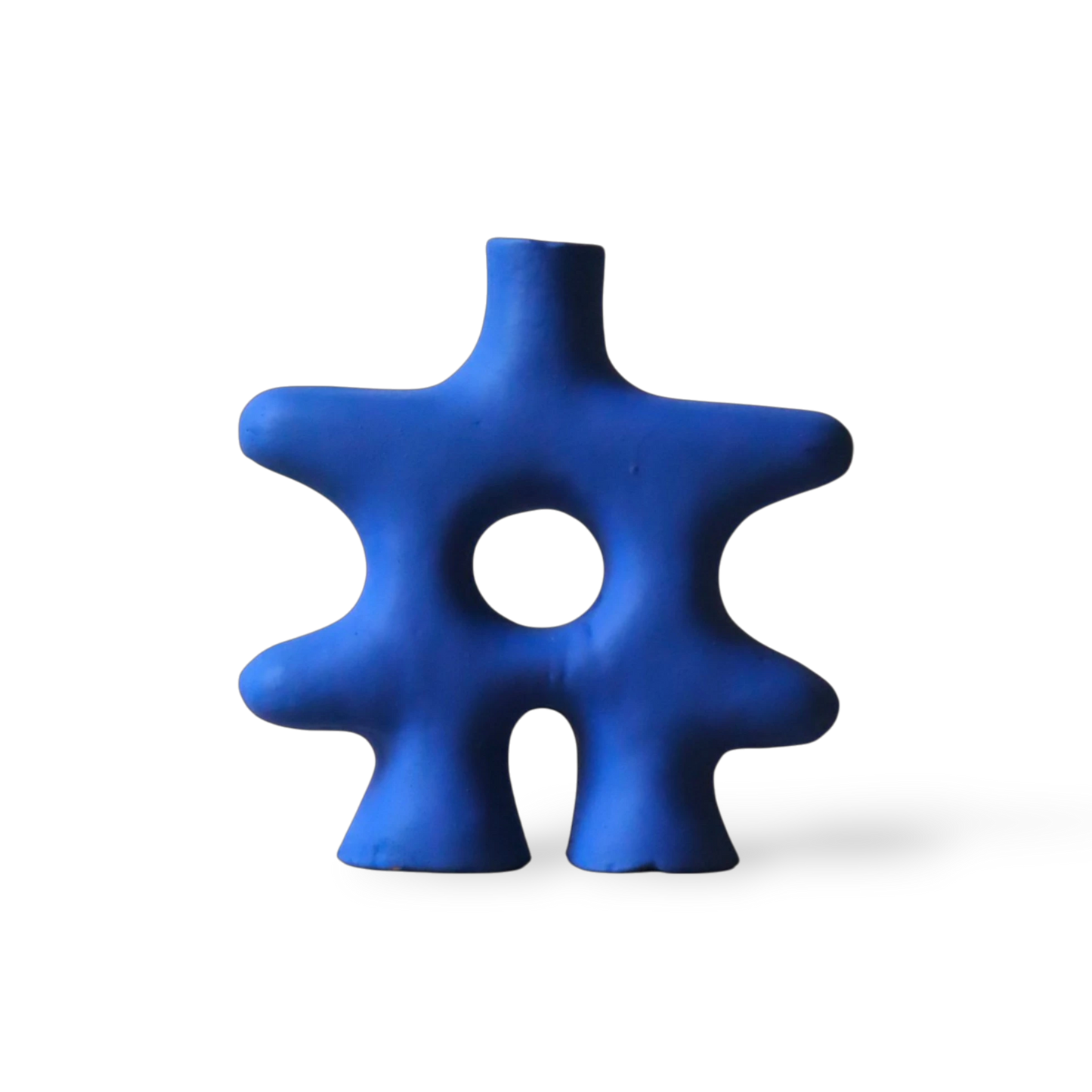 The Nova vase - matt blue