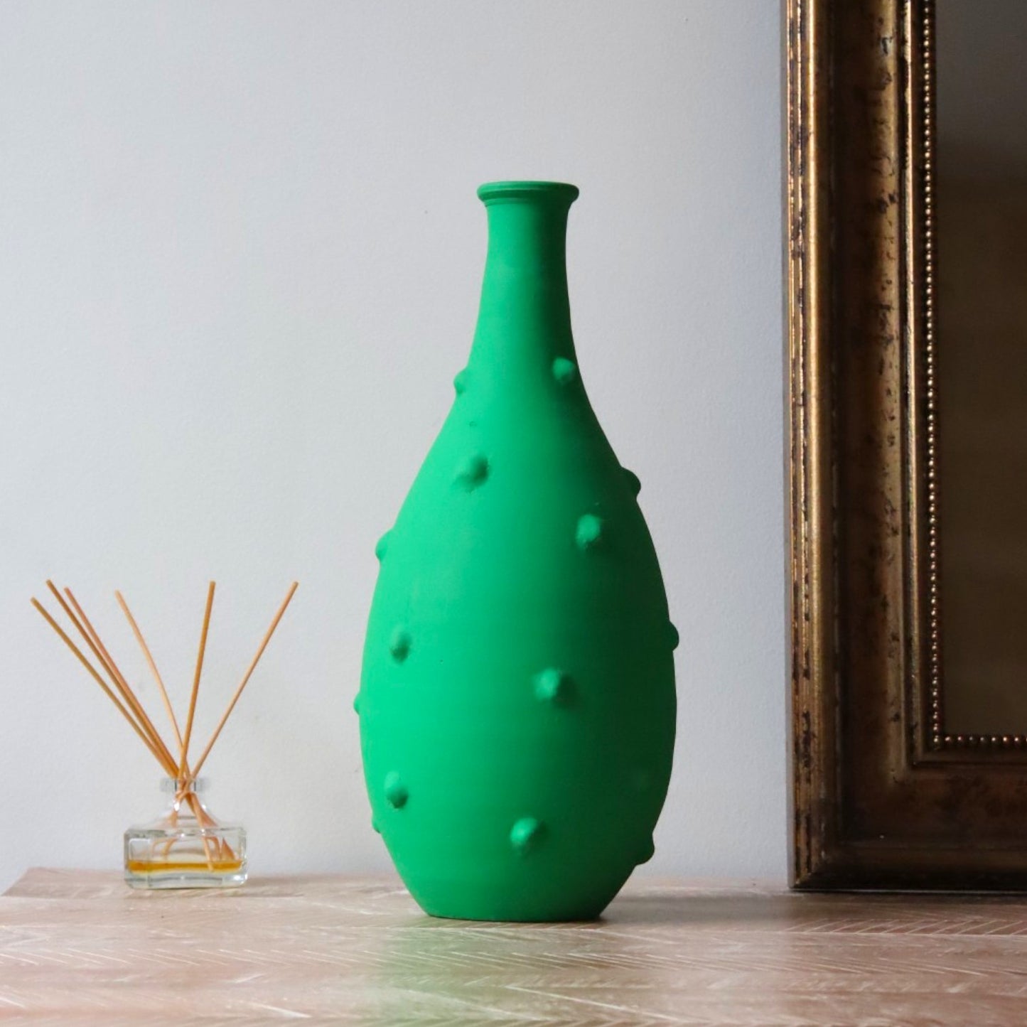 Timgad vase - matt green