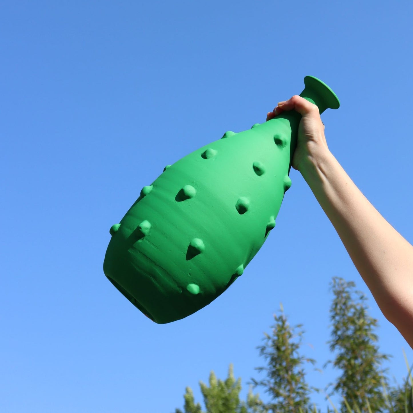 Timgad vase - matt green