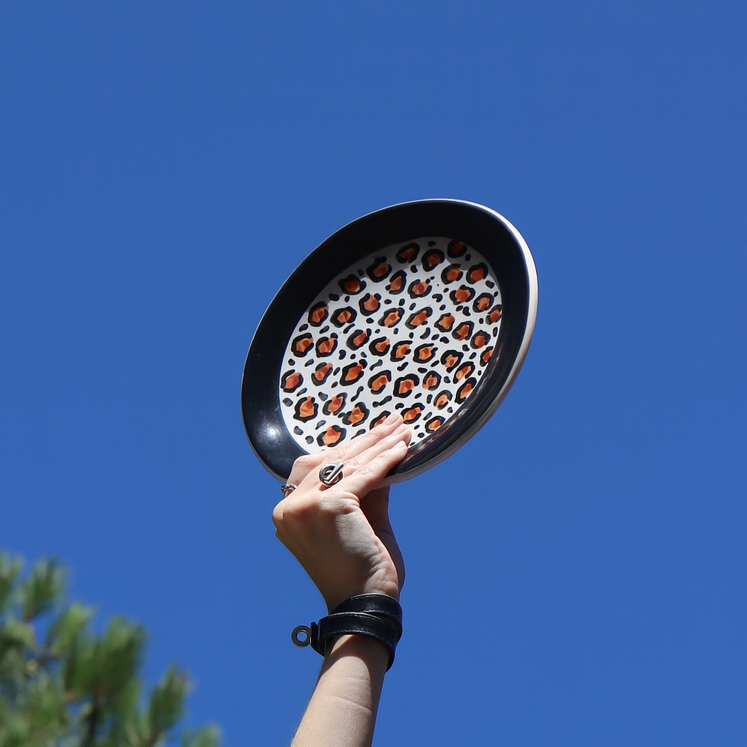 Set Assiettes plates Fiera 20,5 cm (x4pcs) – Motifs léopard