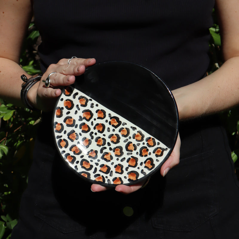 Set Petites assiettes plates Fiera 17,5 cm (x4pcs) – Motifs léopard