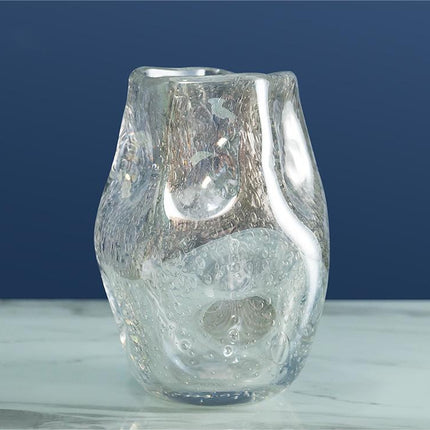 Vase Ciello En Verre Irisé  - H16 X L13cm