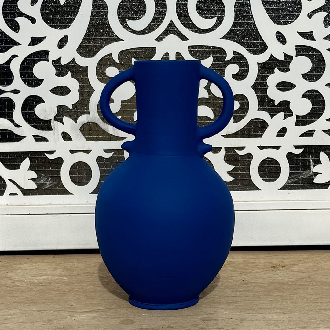 Le Vase Zilil- Bleu mat