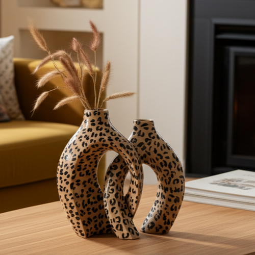 Charger l&#39;image 1 dans la galerie. Duo de Vases Enlacés Philae