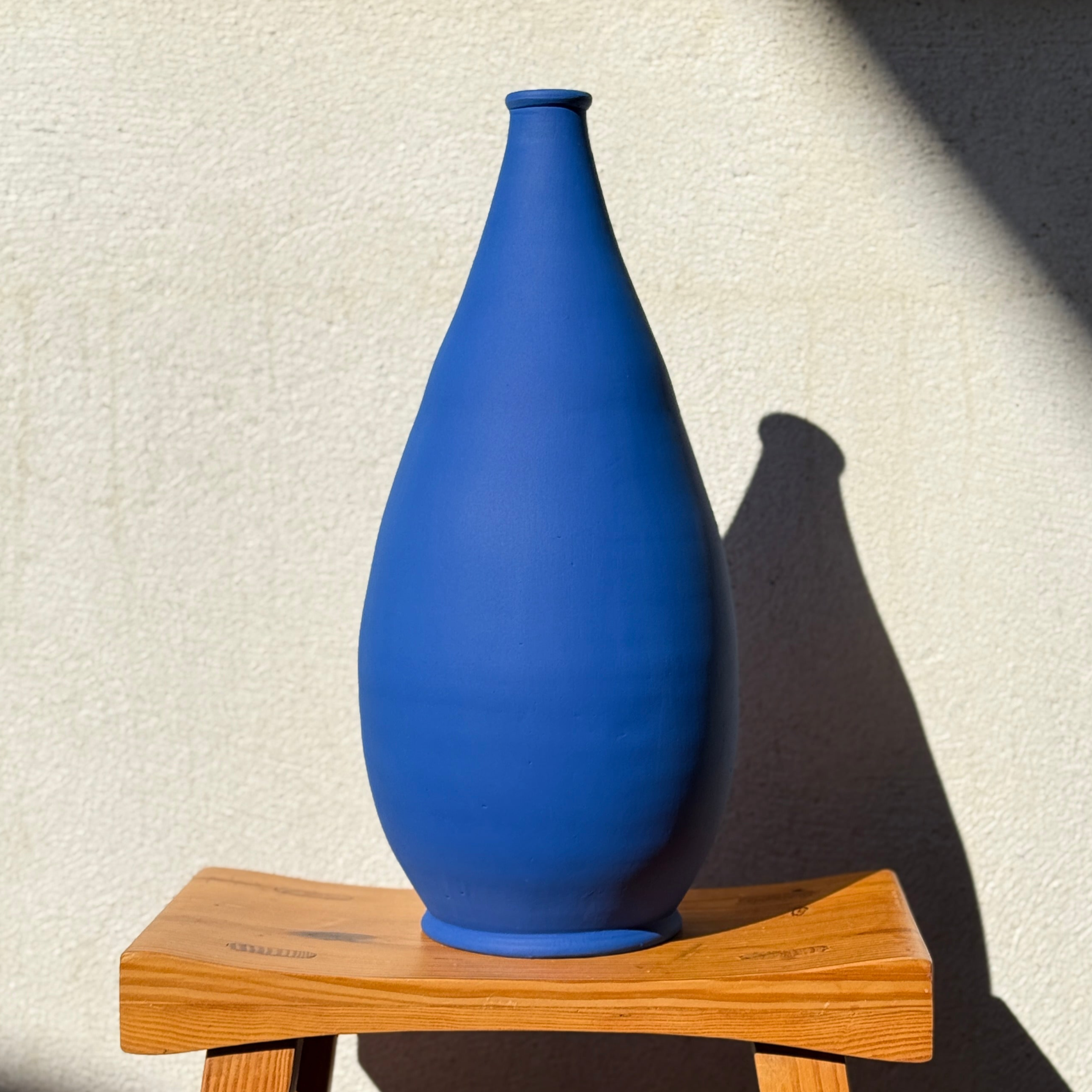 Le Vase Tamuda - Bleu mat