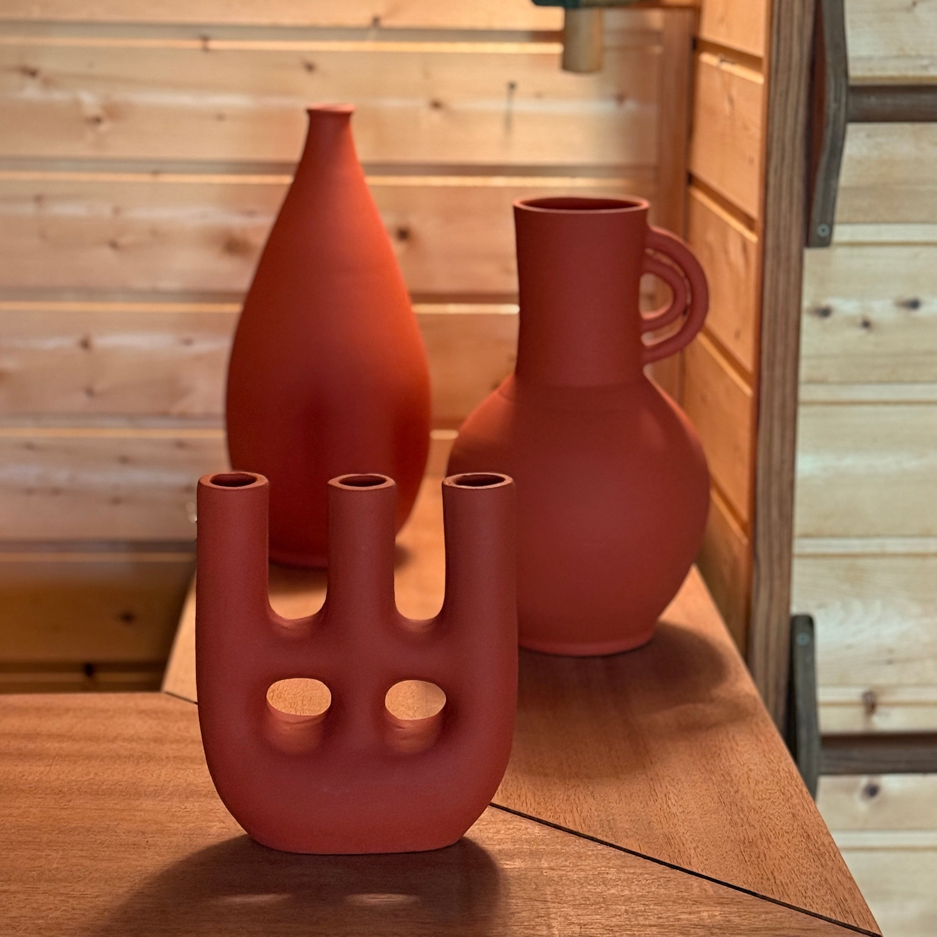 Le Vase Tamuda - Terracotta mat