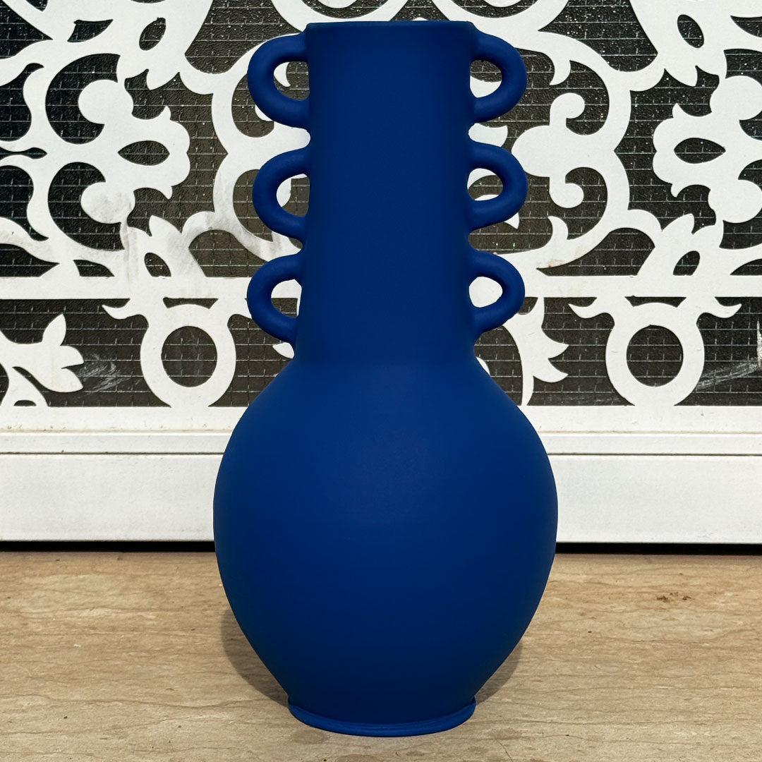 Le Vase Triana - Bleu mat