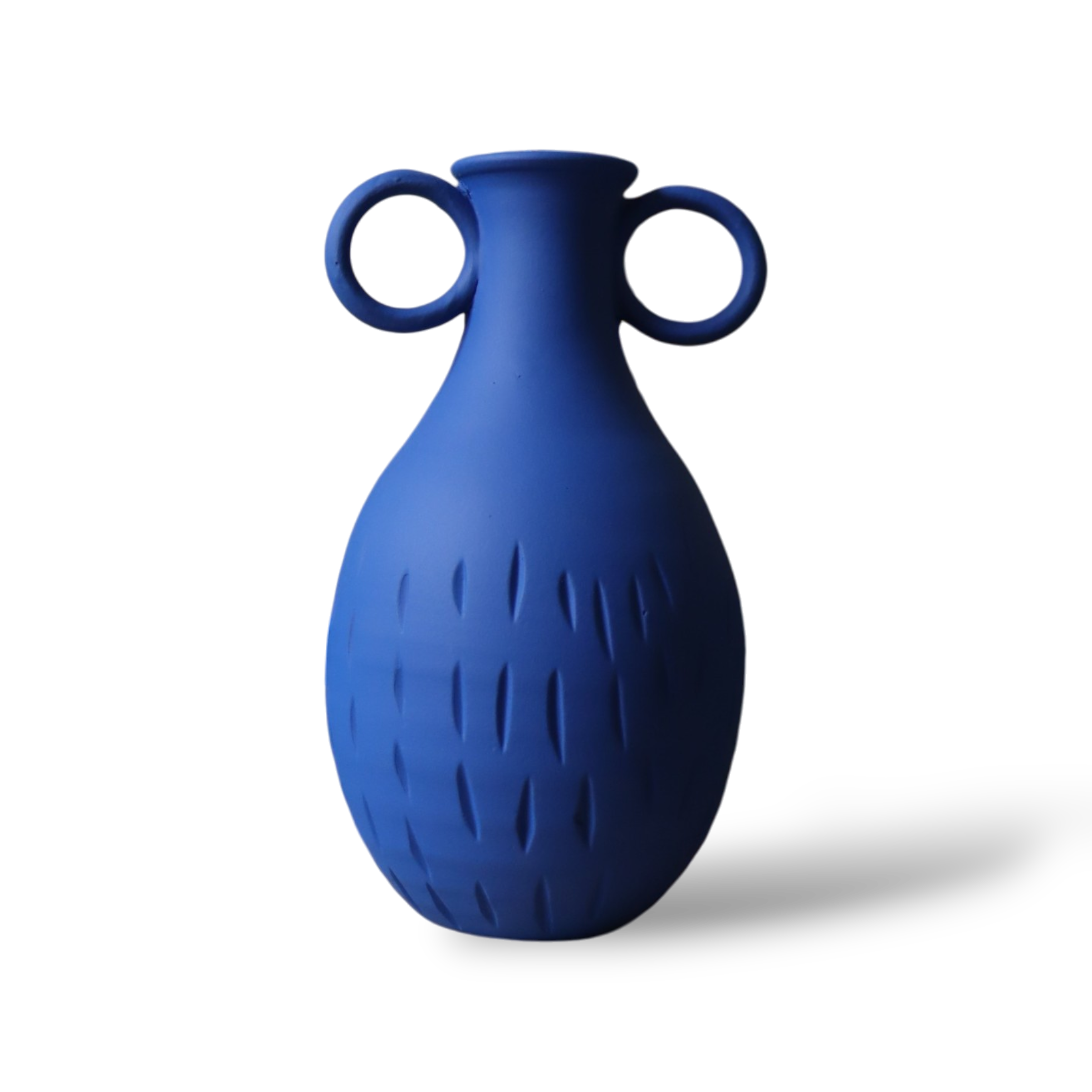 Le Vase Arcila - Bleu mat