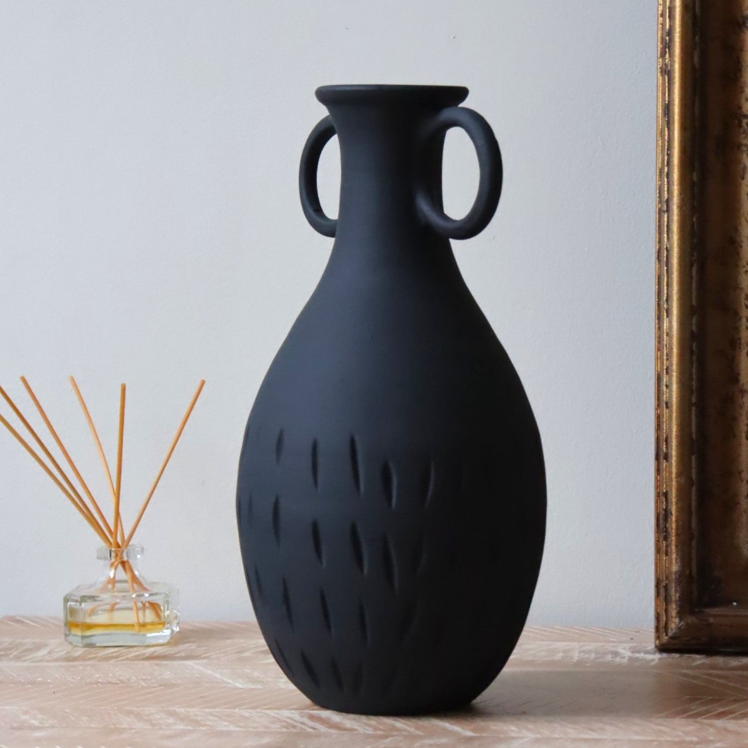 Le Vase Arcila - Noir mat