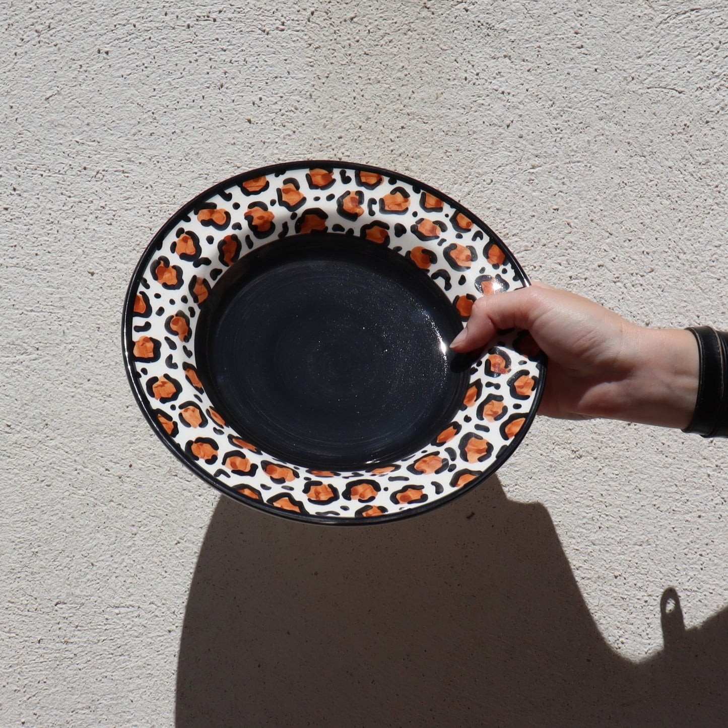 Set Assiettes creuses Fiera 22,5 cm (x4pcs) – Motifs léopard