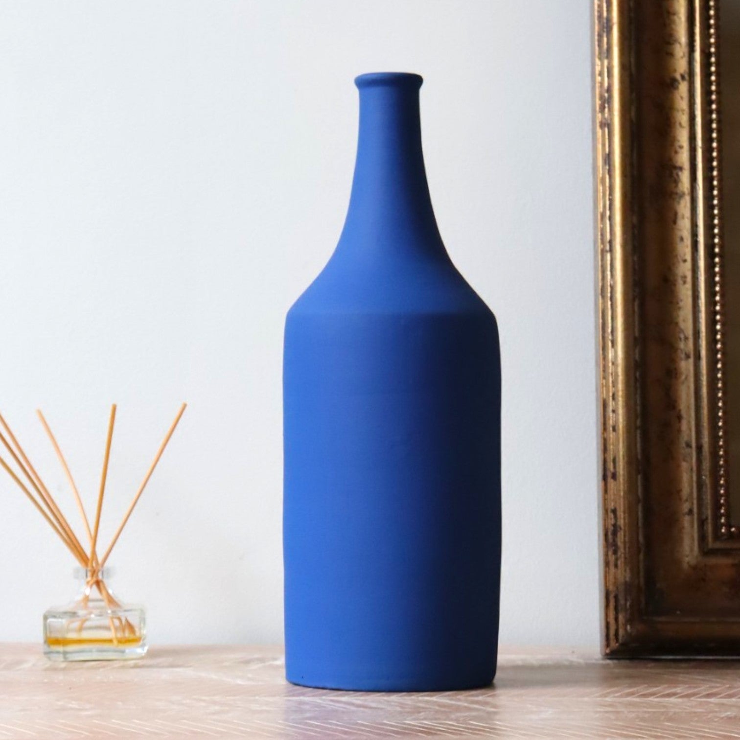 Le Vase Baelo - Bleu mat