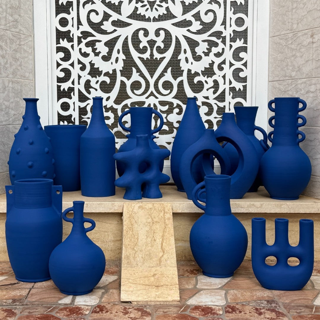 Le Vase Lixus - Bleu mat