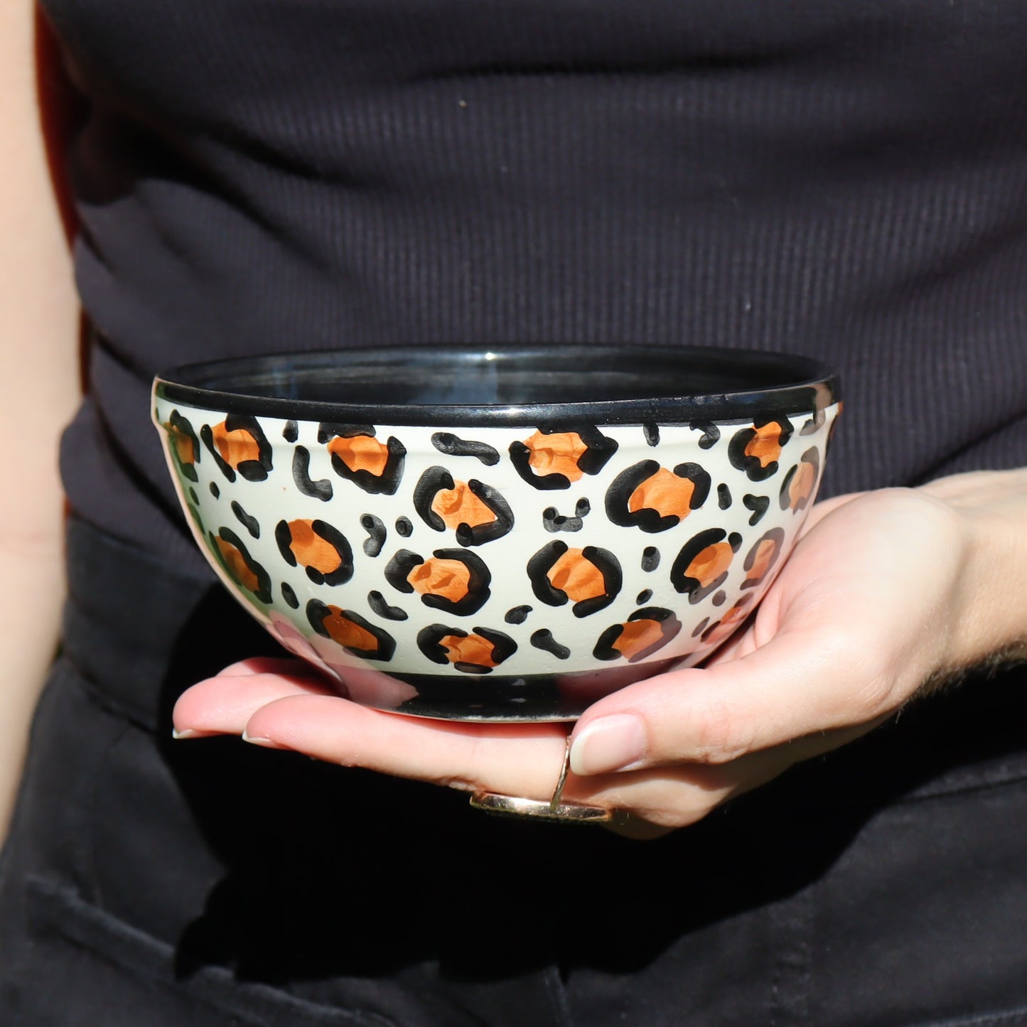 Set Bols Fiera 13 cm (x4pcs) – Motifs léopard