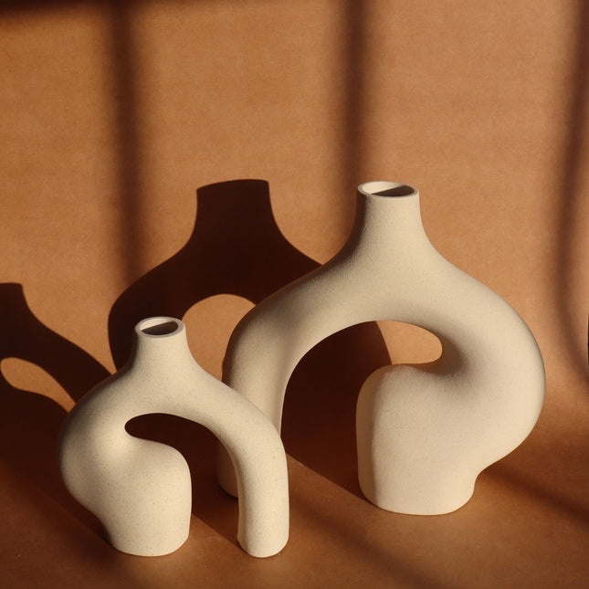 Duo de Vases Bridge en céramique