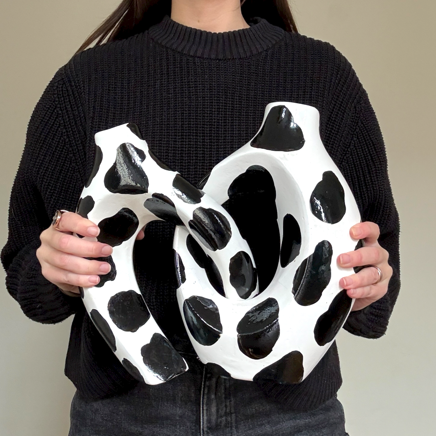 Le Duo de Vases Enlacés Philae - Vache