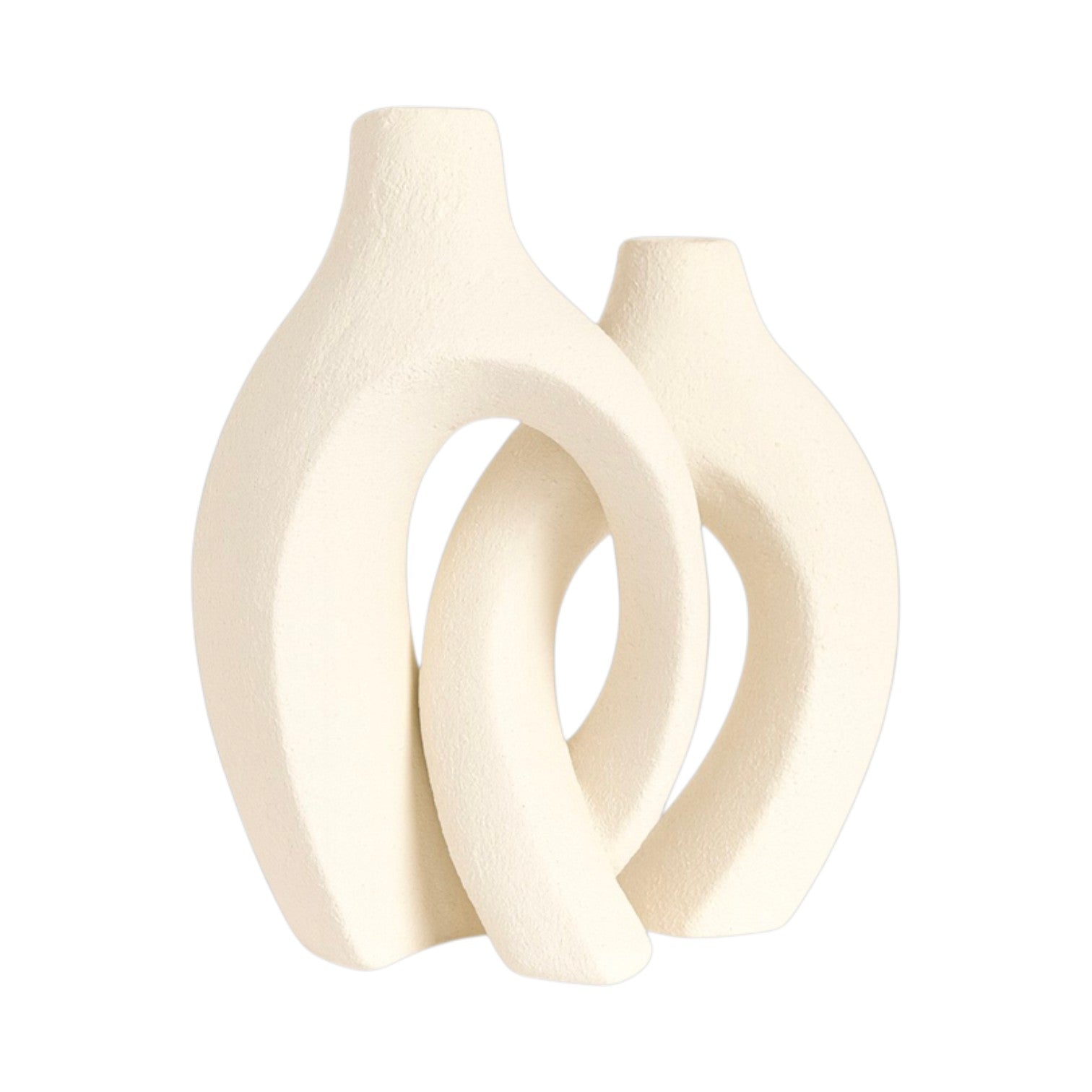 Le Duo de Vases Enlacés Philae - Blanc