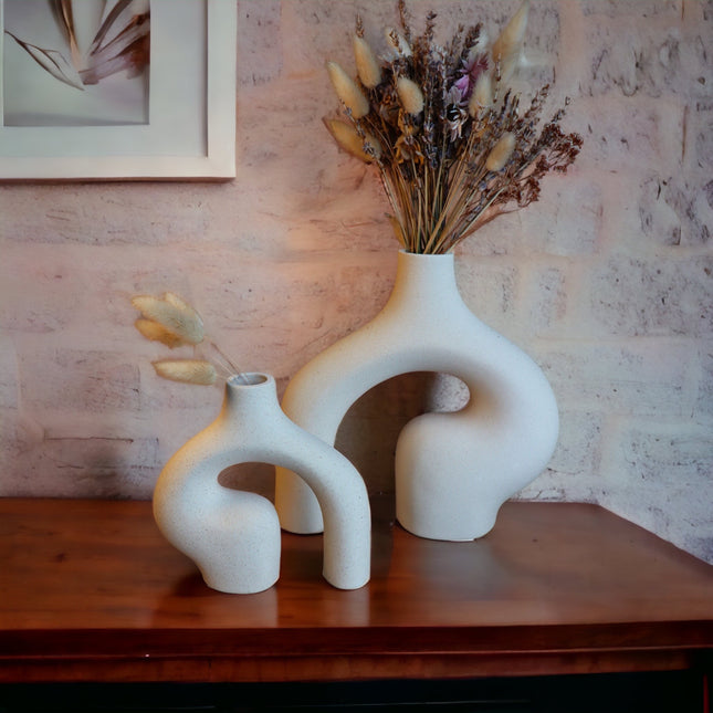 Duo de Vases Bridge en céramique