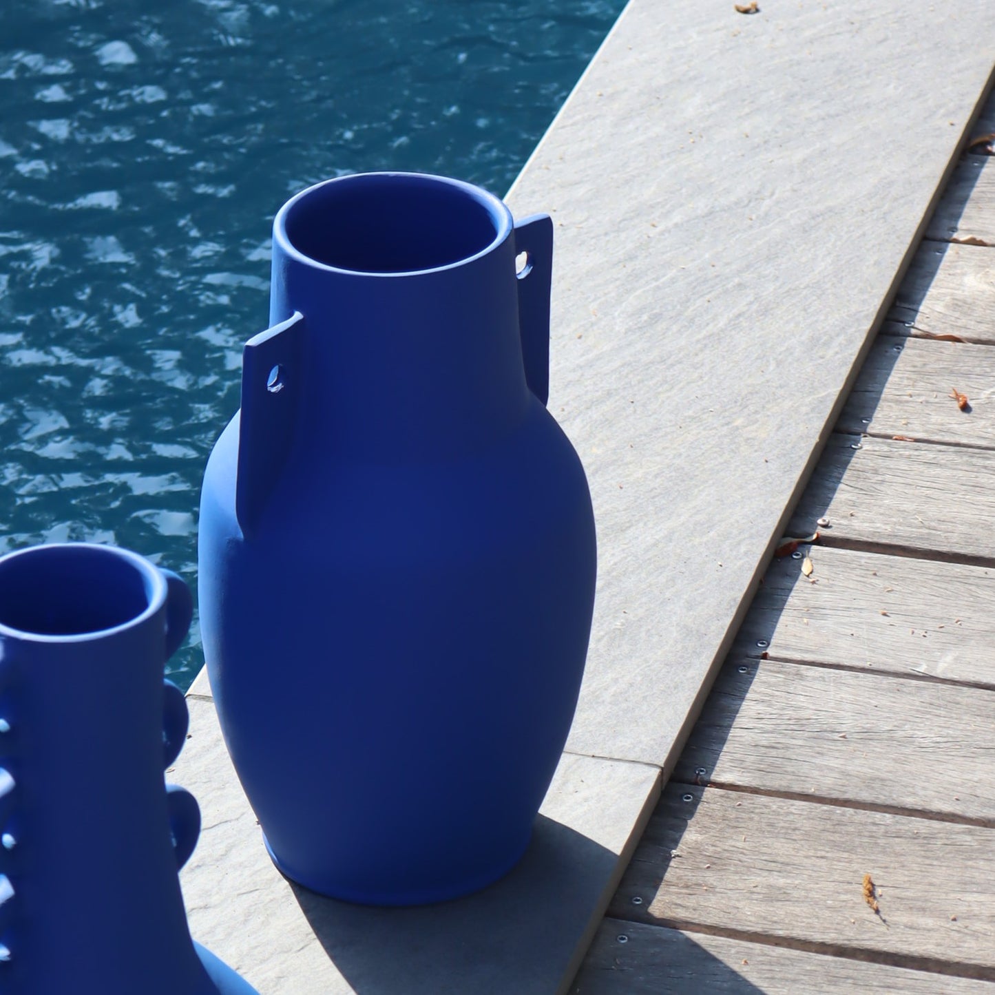 Vaso Emporion - Matt Blue