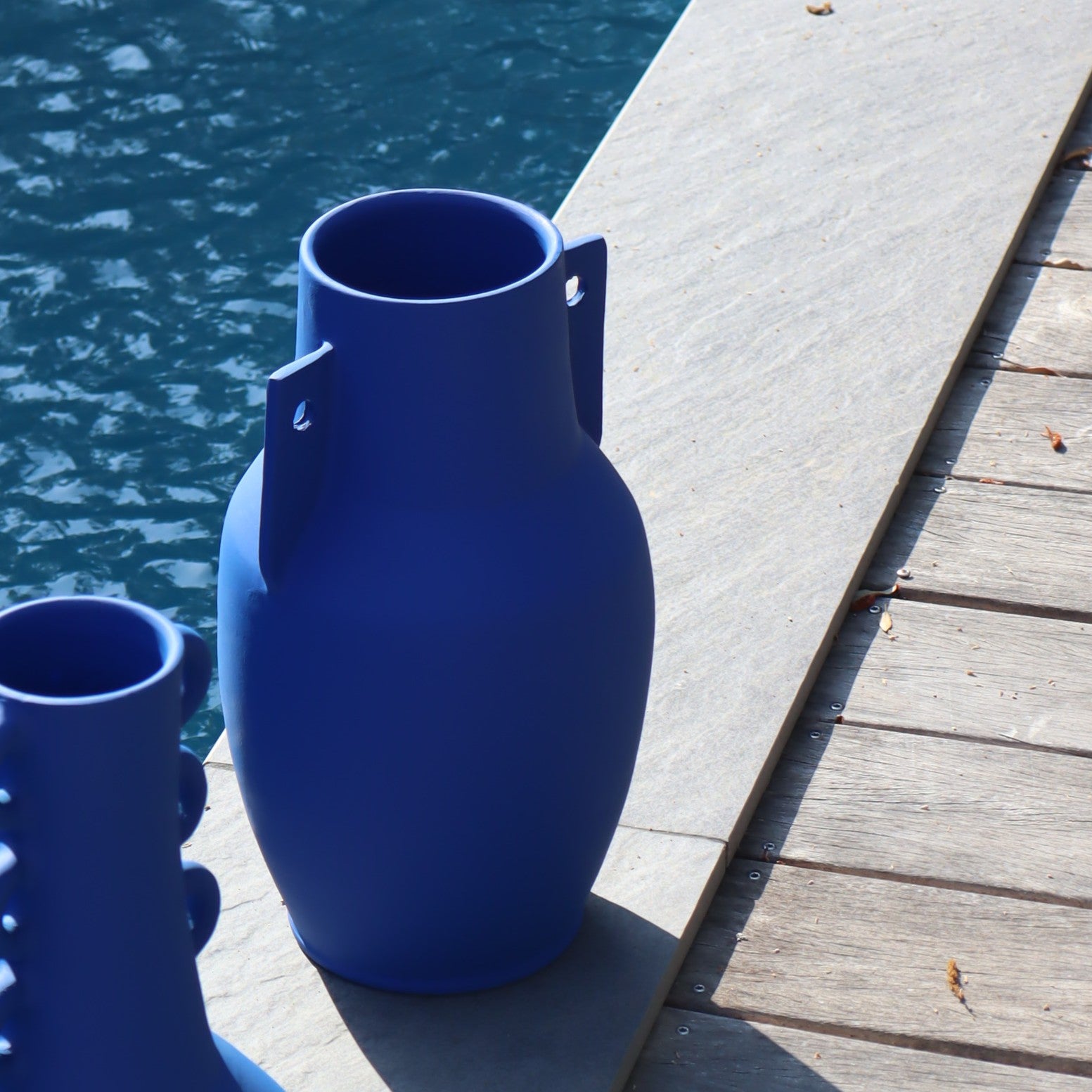 Le Vase Emporion - Bleu mat