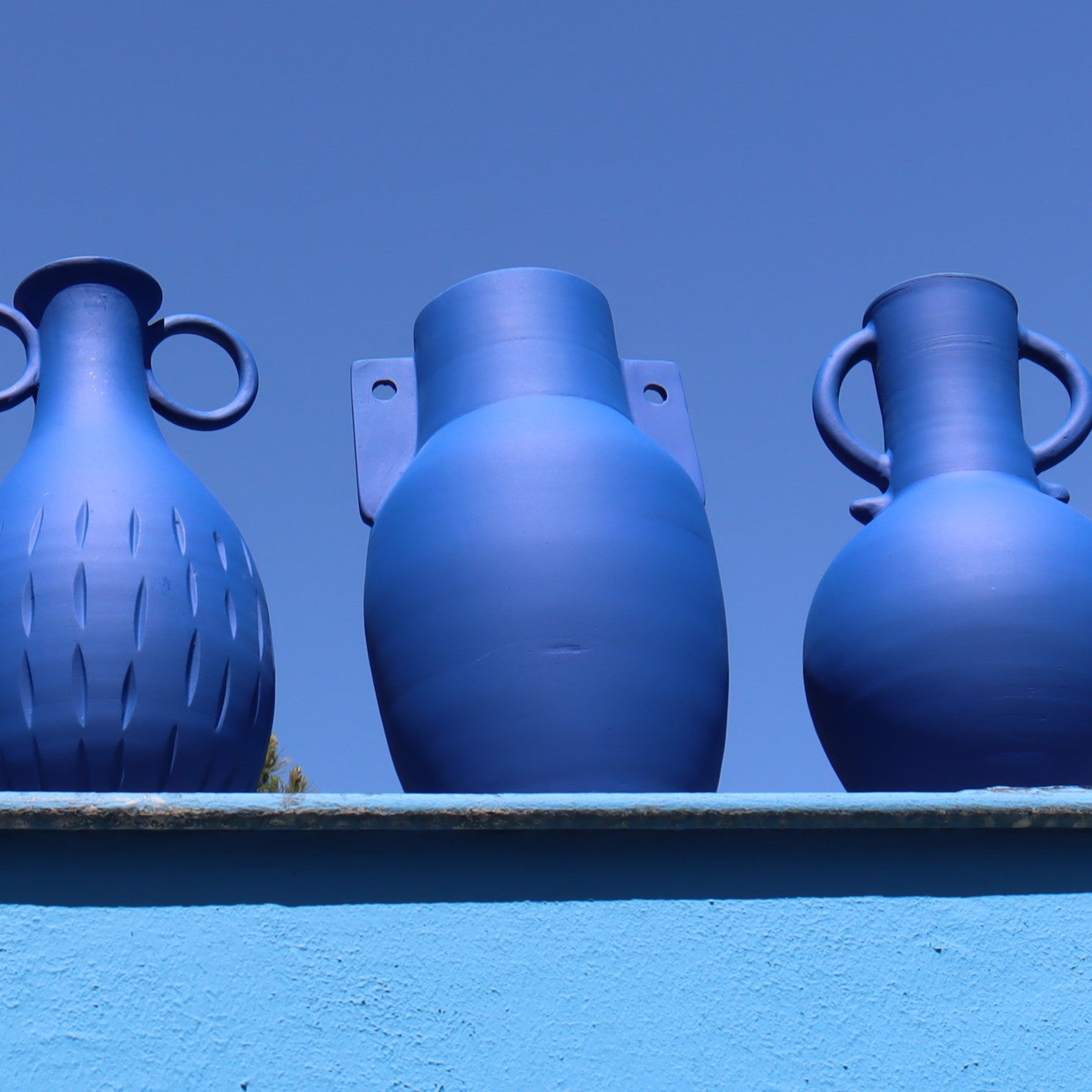 Le Vase Emporion - Bleu mat