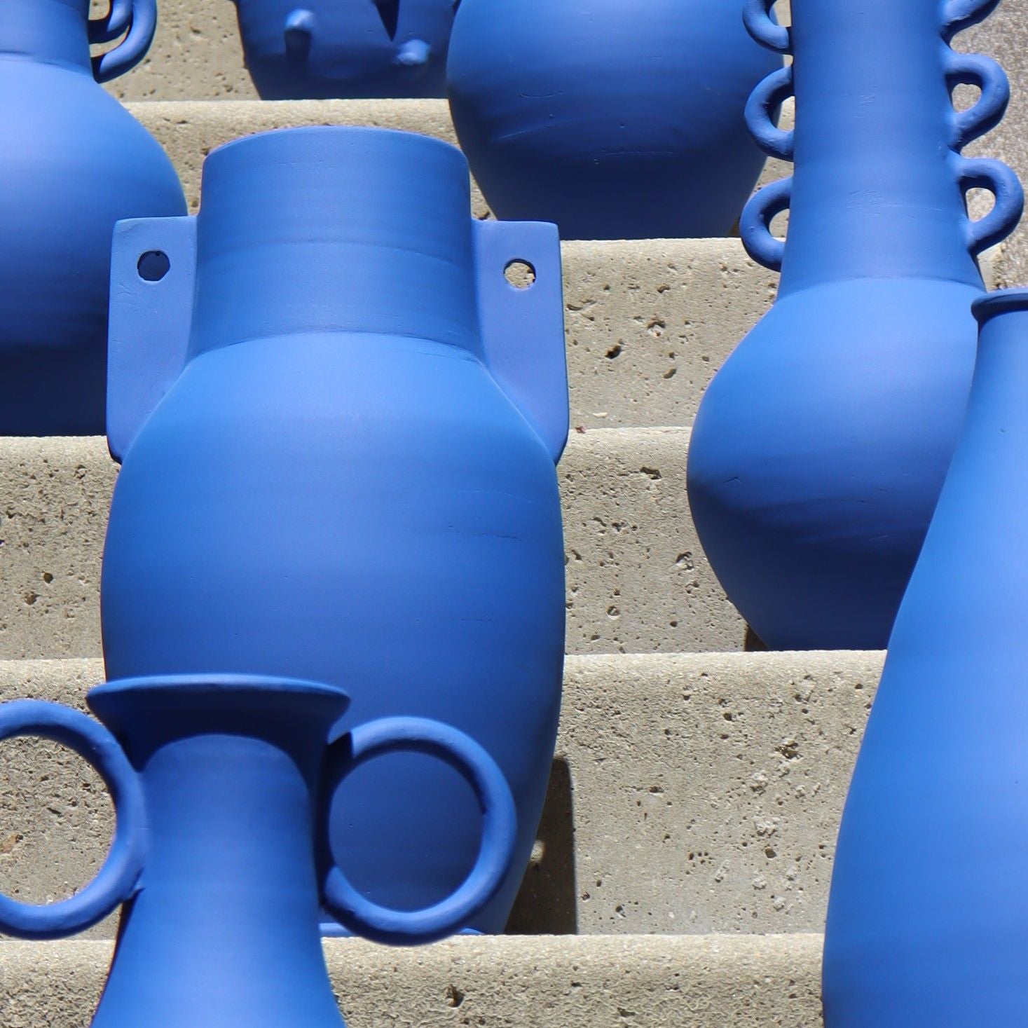 Le Vase Emporion - Bleu mat