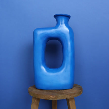 Vase Grand Verseau - Bleu Amazigh
