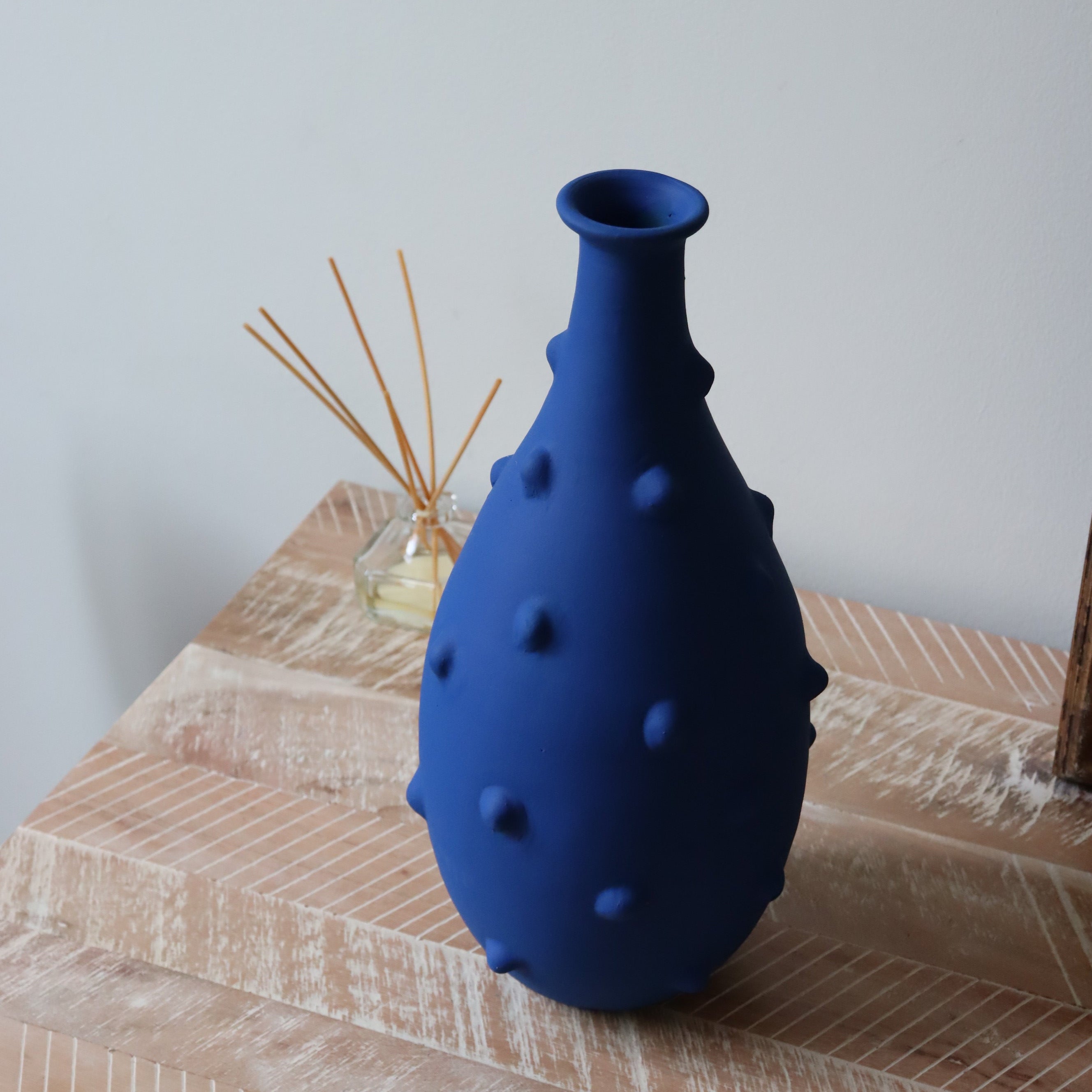 Le Vase Timgad - Bleu mat