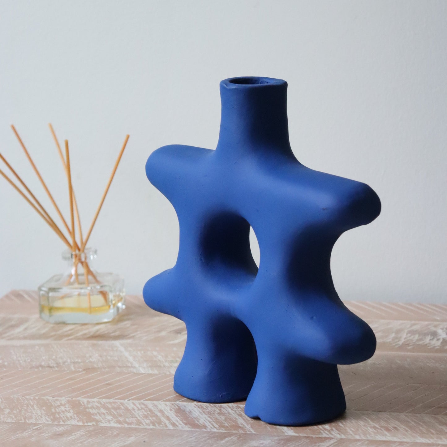 The Nova Vase - Matt Blue