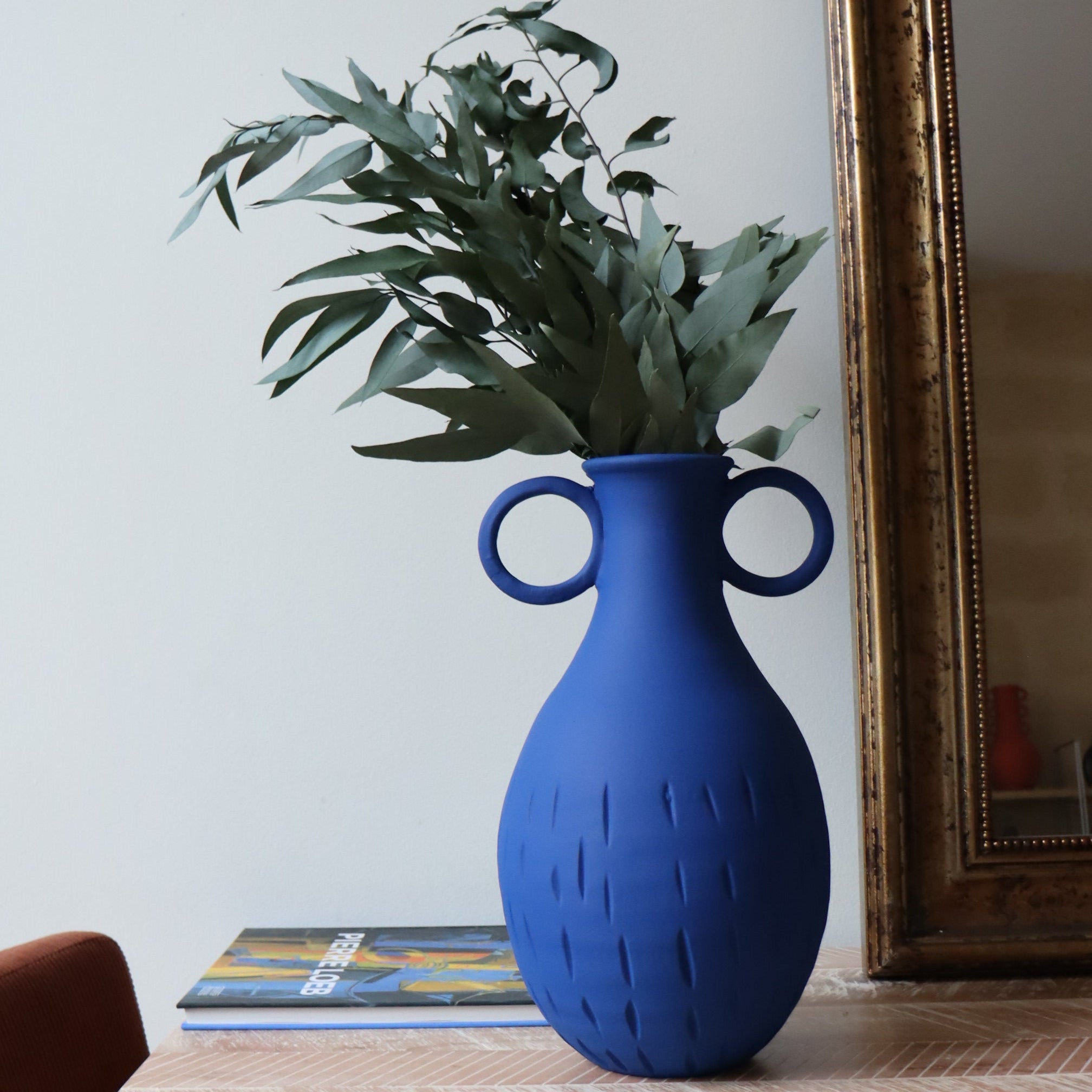 Le Vase Arcila - Bleu mat