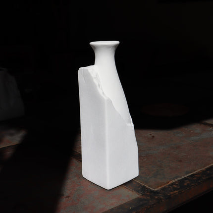 Duo de Vases "Taillés Dans La Pierre" - en Céramique