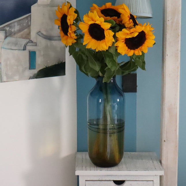 Vase Horizon en verre bicolore - GRAND