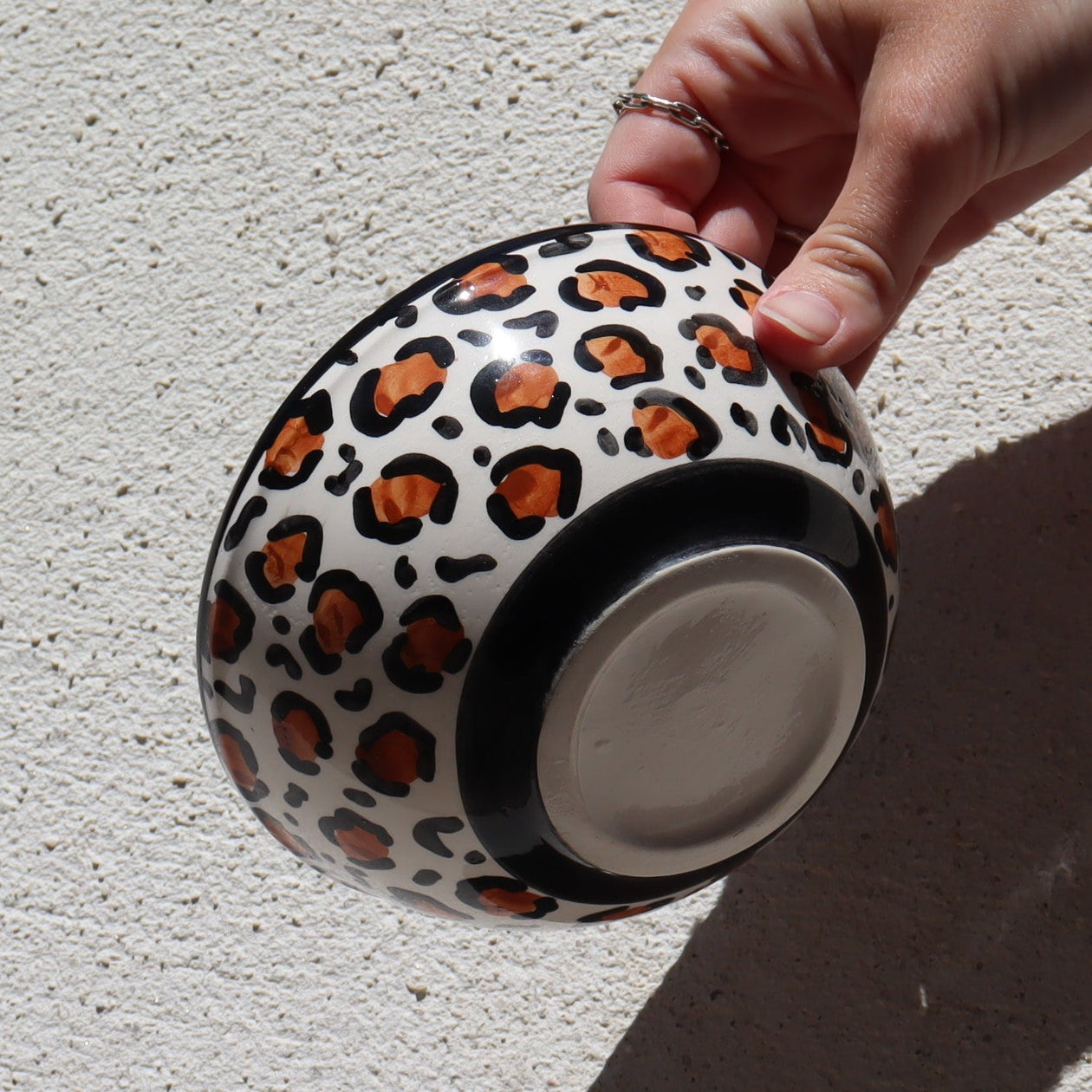 Set Bols Fiera 13 cm (x4pcs) – Motifs léopard