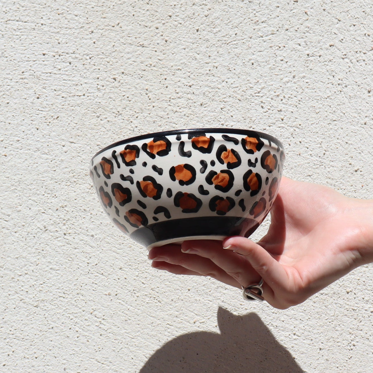 Set Bols Fiera 13 cm (x4pcs) – Motifs léopard