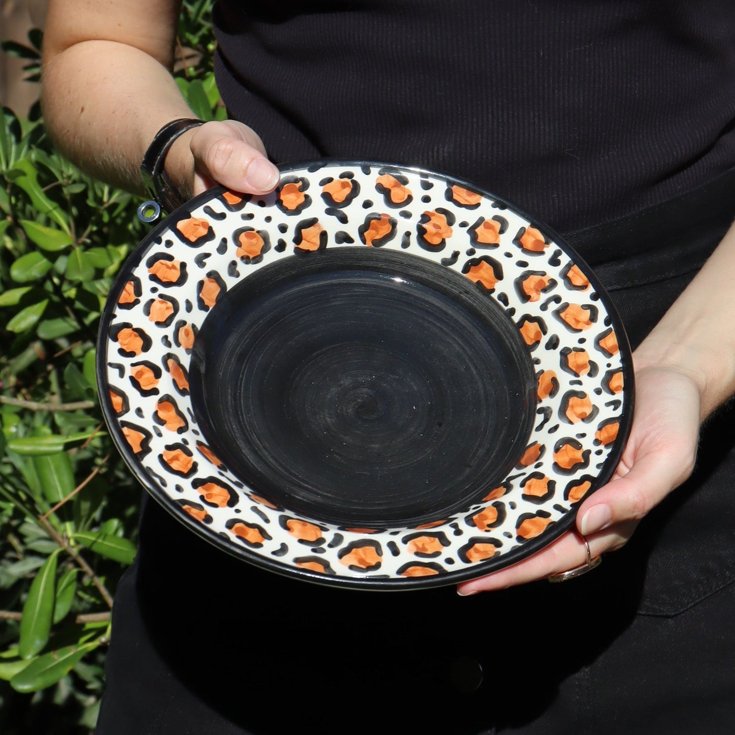 Set Assiettes creuses Fiera 22,5 cm (x4pcs) – Motifs léopard