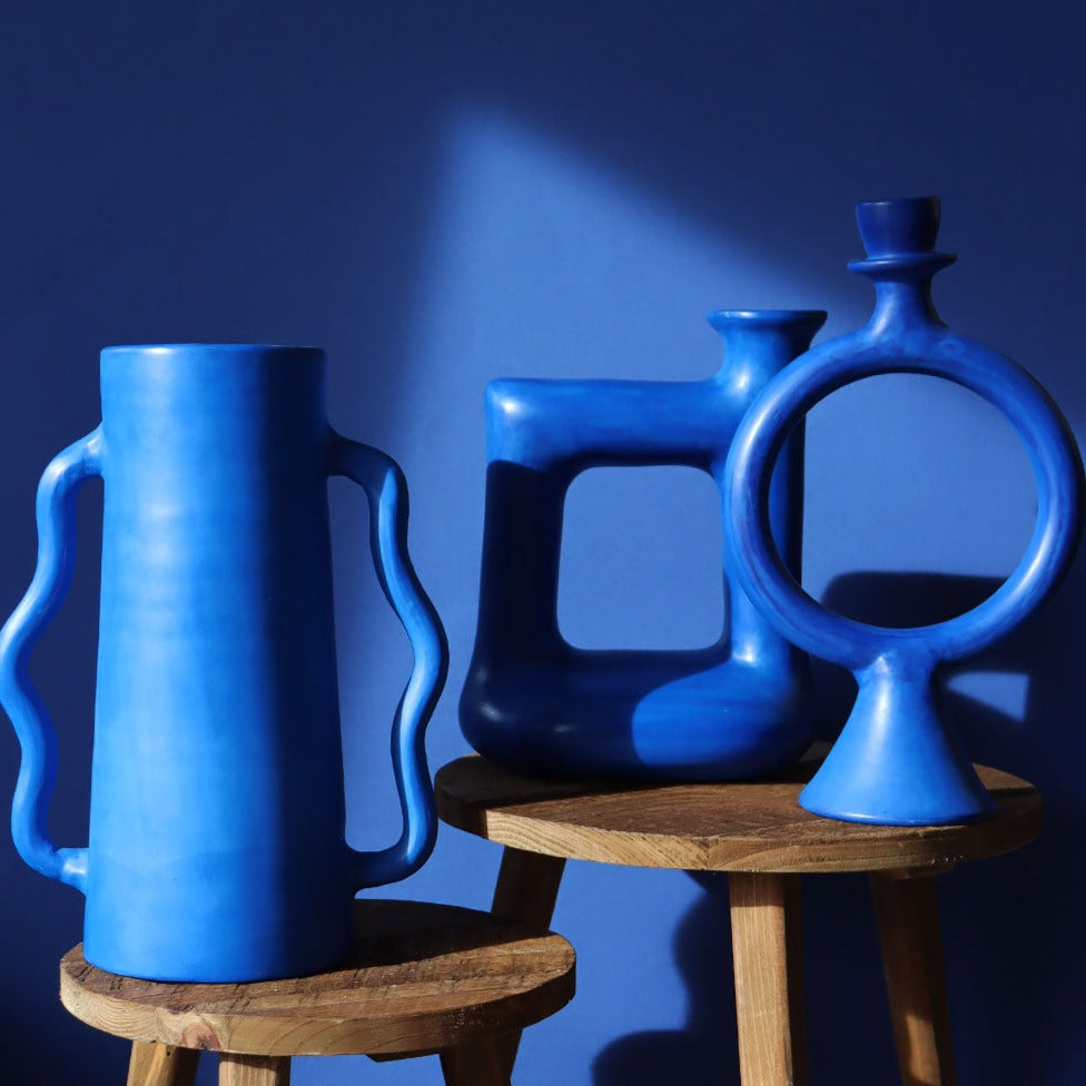 Le Vase Tingis - Bleu