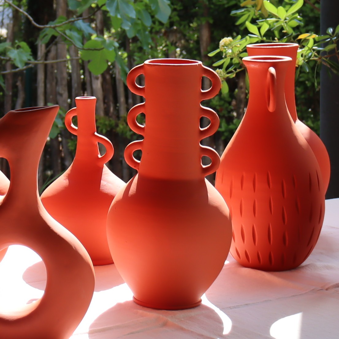 The Triana Vase - Mat Terracotta
