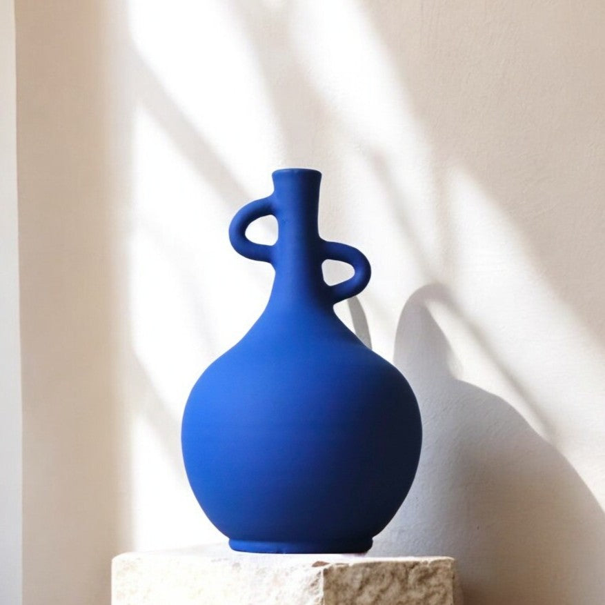 Le Vase Lixus - Bleu mat