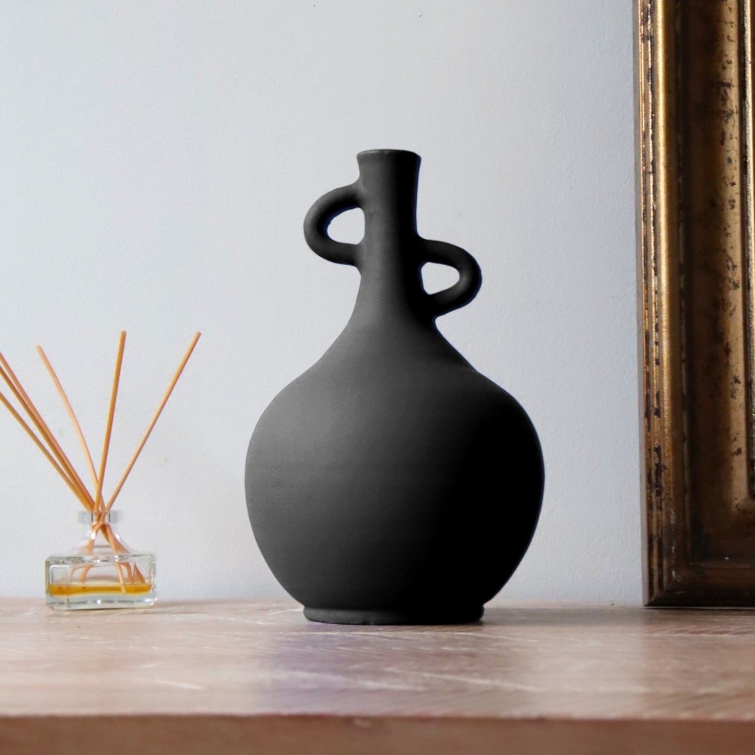 Le Vase Lixus- Noir mat