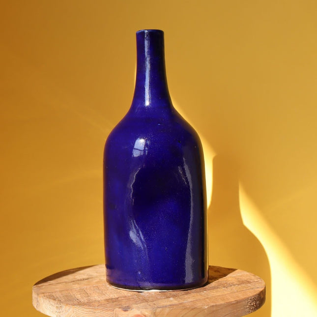 Vase Déformé Midnight Saphir - Bleu encre
