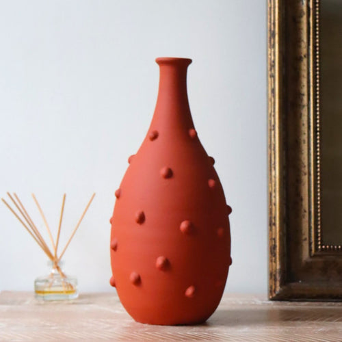Charger l&#39;image 1 dans la galerie. Le Vase Timgad - Terracotta mat
