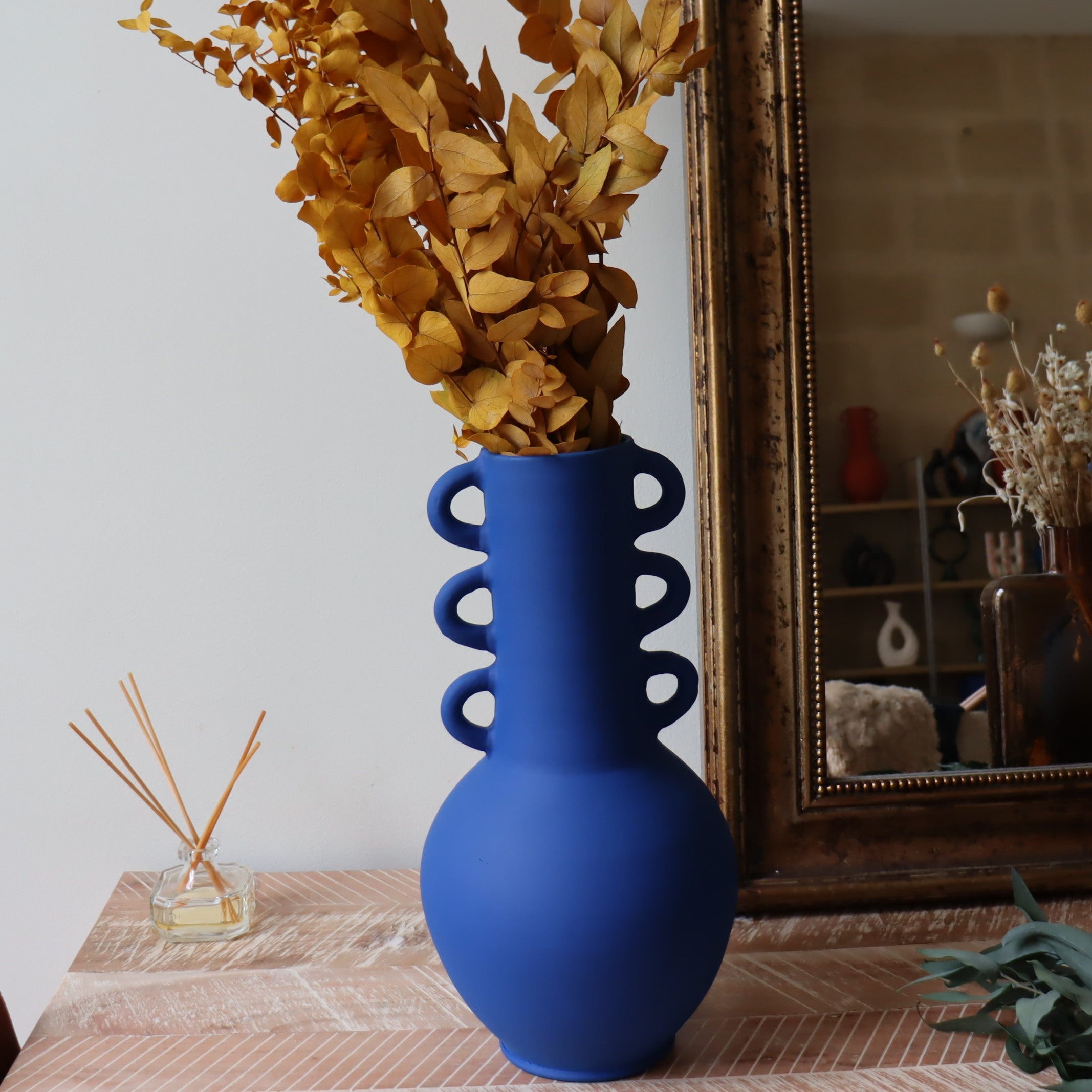 Le Vase Triana - Bleu mat