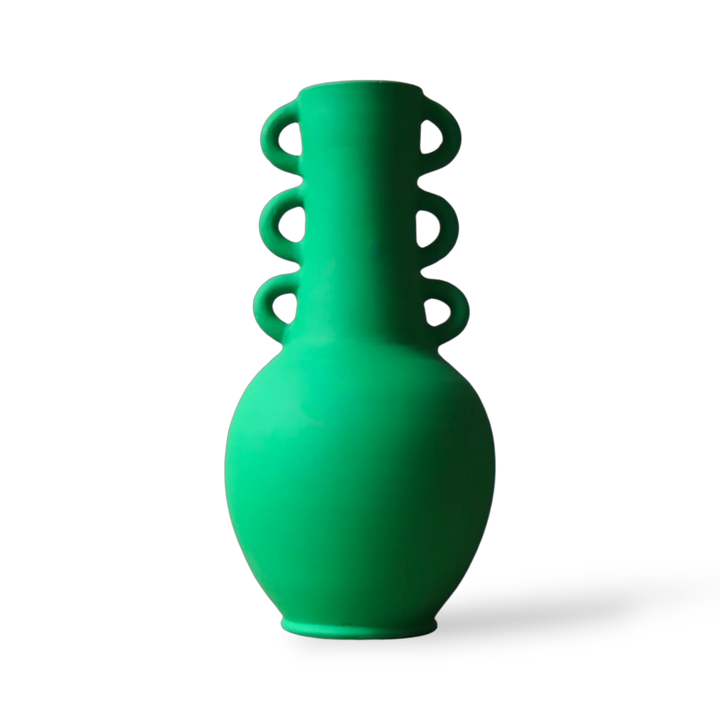 The Triana vase - matt green