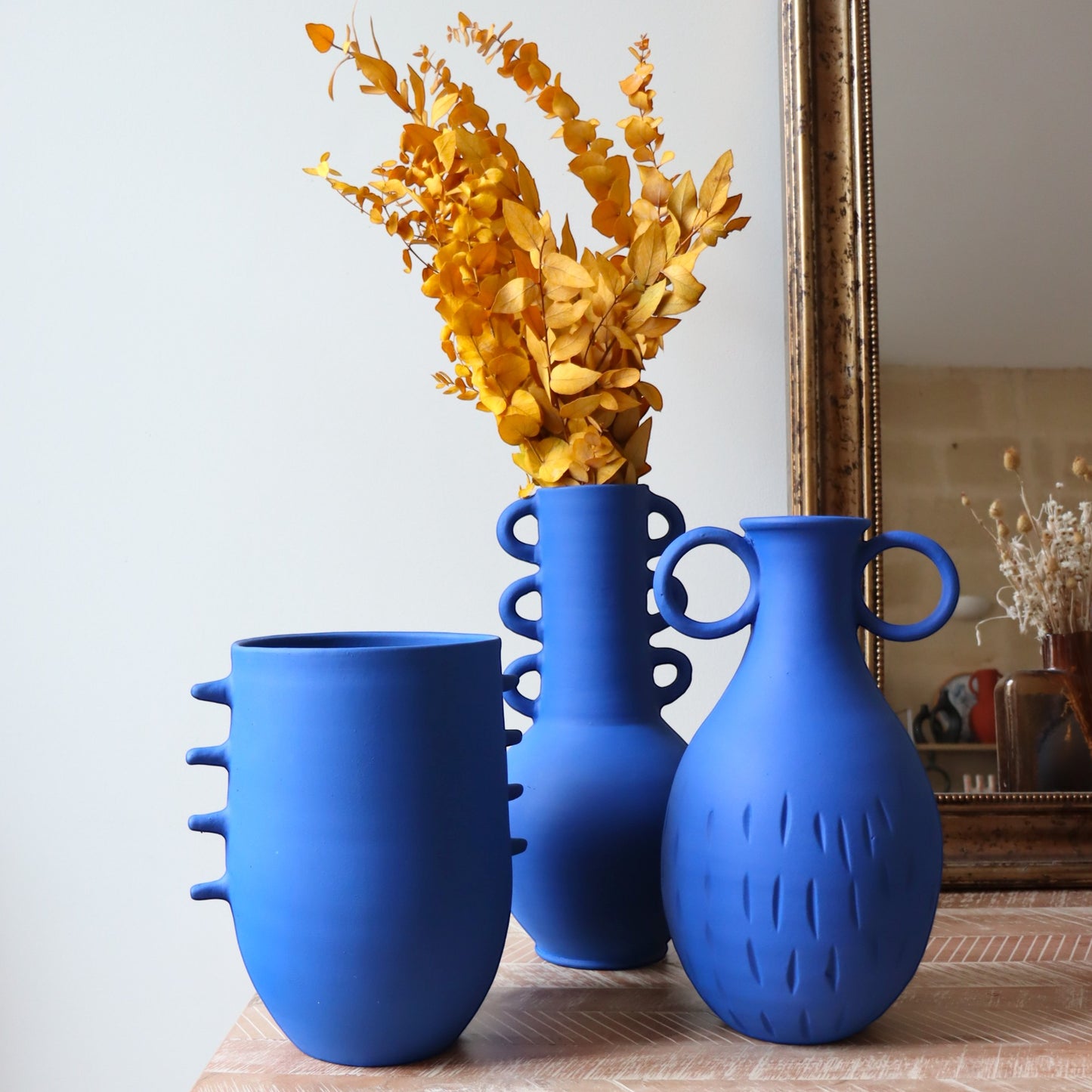 Banasa vase - matt blue