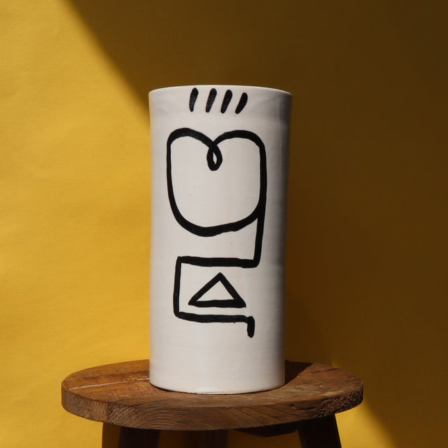 Vase Visage Graphique