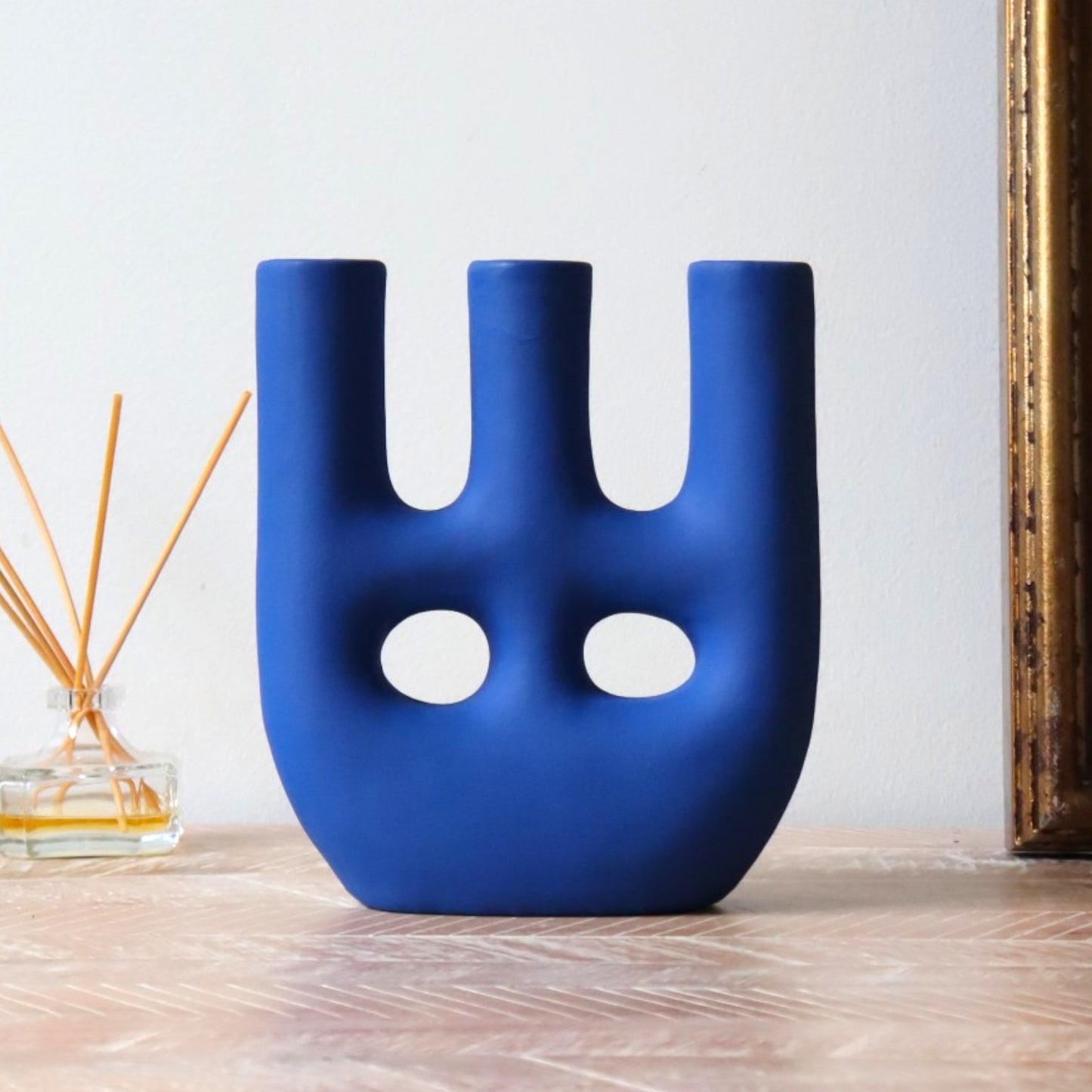 Walili vase - matt blue