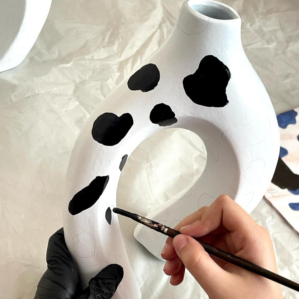 Le Duo de Vases Enlacés Philae - Vache